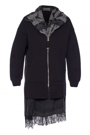 Sweatshirt with fringes, zdjęcie 1 Sweatshirt with fringes od Diesel Black Gold